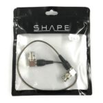 SHAPE BNC Kabel dünn gewinkelt, 12"